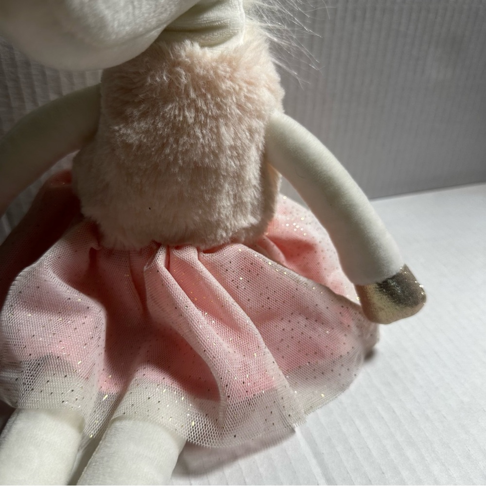 COCO Village Unicorn Plush Ballerina Stuffed Animal Tutu Pink 16” Girls Toy - Picture 3 of 6